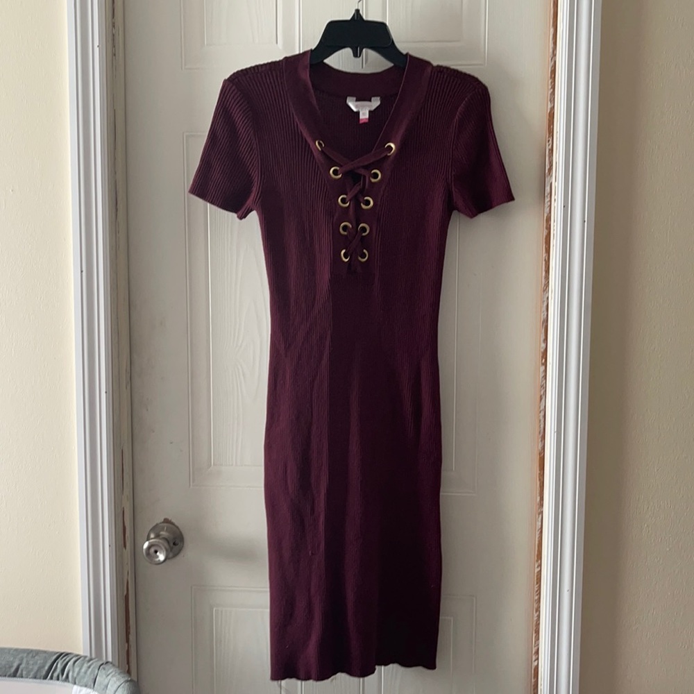 Burgundy Dress